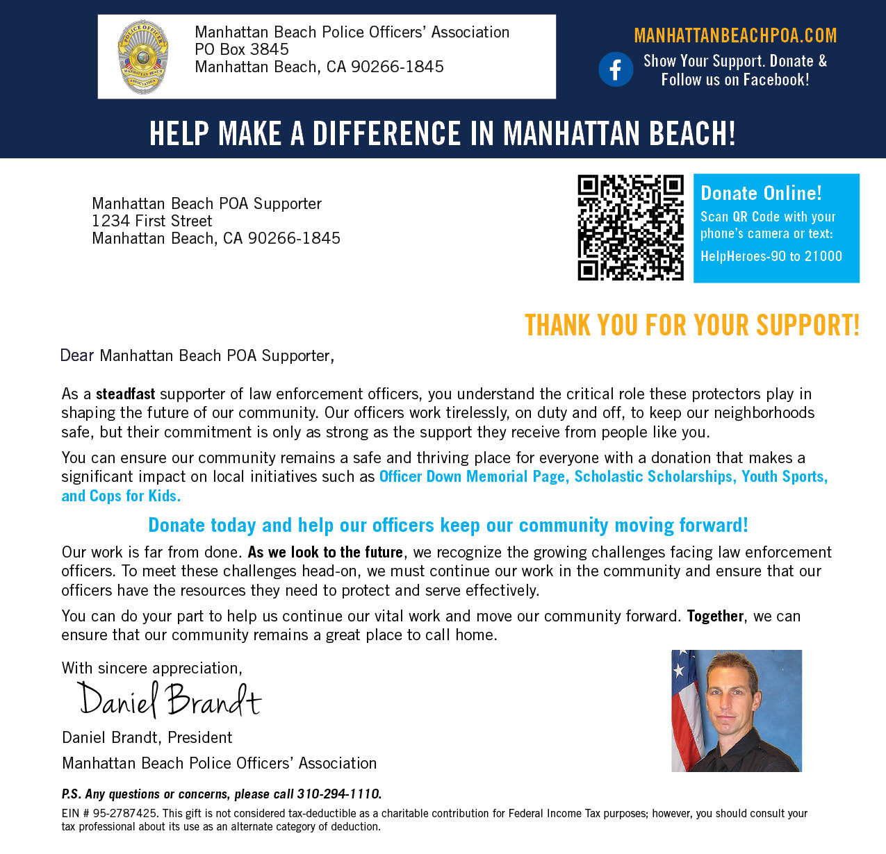 Donation Letter